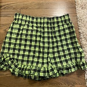Plaid Ganni Shorts